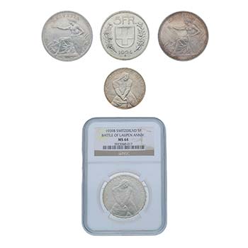 Sammlung Schweizer Kursmünzen von ... 