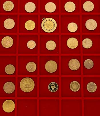 Kleine Sammlung von 26 Goldmünzen ... 