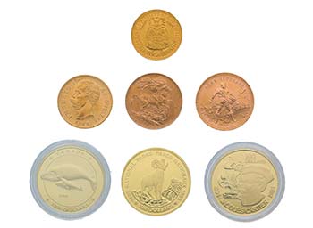 Umfangreiche Partie Goldmünzen alle Welt. ... 