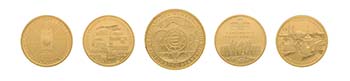 11 Goldmünzen Bundesrepublik Deutschland ab ... 
