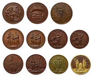 11 Schweizer Medaillen des 18. bis 20. ... 