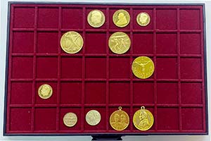 Kleine Partie Münzen mit 250 Franken 1991 ... 