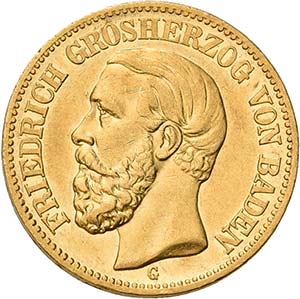 23 x 20 Mark Goldmünzen Deutsches ... 