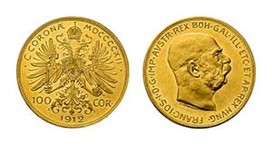 Franz Joseph I., 1848-1916. 100 Kronen 1912, ... 