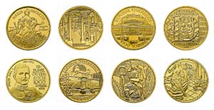 Republik Österreich. 22 Goldmünzen. Dabei ... 