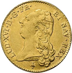 5 Goldmünzen Frankreich. 3 x 2 ... 