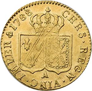 5 Goldmünzen Frankreich. 3 x 2 ... 