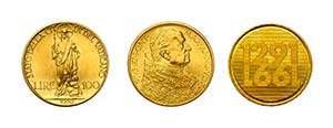 4 Goldmünzen Europa. Dabei 2 x ... 