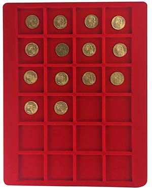 14 x 20 Francs Goldmünzen Belgien Leopold ... 