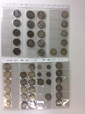 68 Kanada Dollar Silbermünzen der 1950er ... 