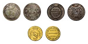 Partie Kantonalmünzen in 2 Alben vom Taler ... 