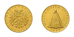 1. Republik, 100 Schilling 1937 Wien. ... 