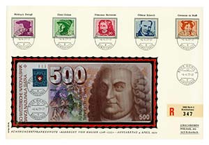 Banknoten und Banknotenbriefe Schweiz. Dabei ... 