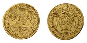 Doppia oder 2 Scudi doro, Urban VIII, 1624, ... 