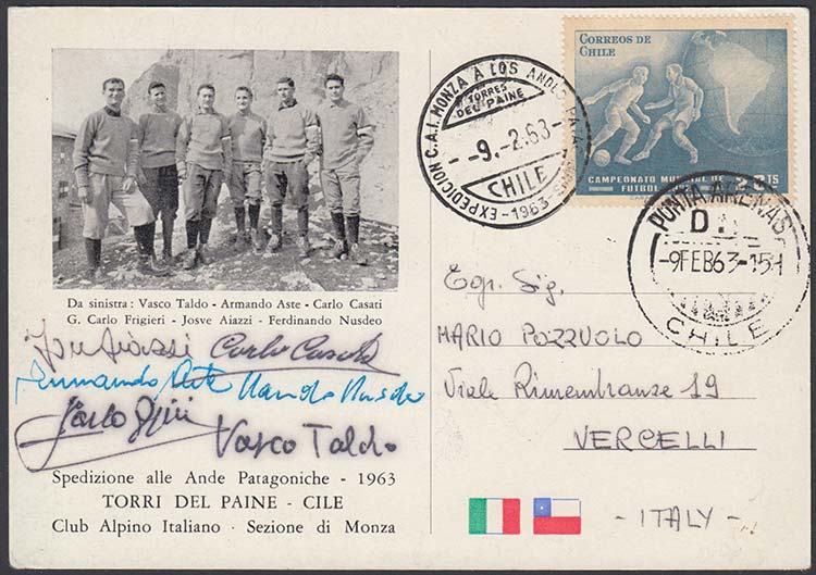 1963 SPEDIZIONE ITALIANA  ANDE ... 