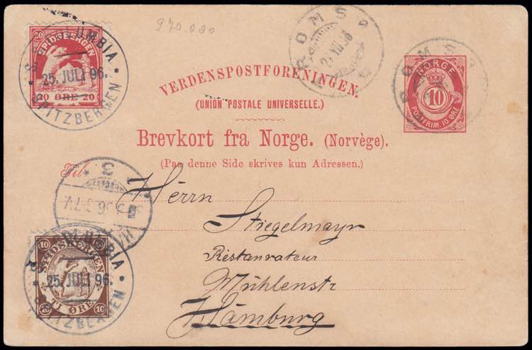 SPITZBERGEN. Postal stationery ... 