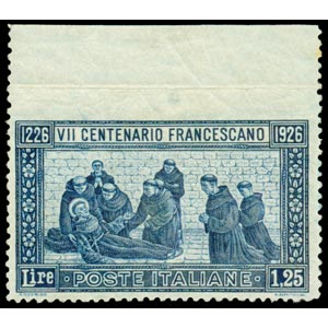 S.FRANCESCO, il francobollo con ... 