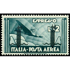 POSTA AEREA, il francobollo aereo-espresso ... 
