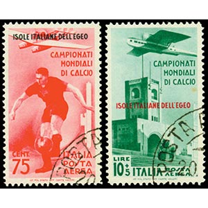 ISOLE ITALIANE DELLEGEO, Mondiali di Calcio ... 