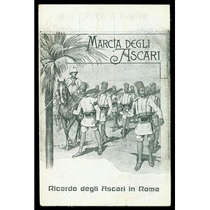 Ricordo degli Ascari in Roma, due cartoline ... 