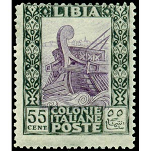 PITTORICA francobollo nuovo da c.55 (n.52).  ... 