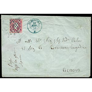 Lettera spedita da Albissola per Genova il ... 