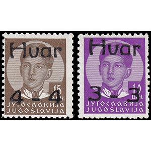 LESINA (Hvar), serie di 4 francobolli ... 
