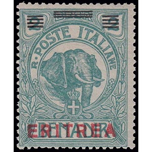ERITREA - CIFRE MANCANTI. Leoni ed Elefanti. ... 