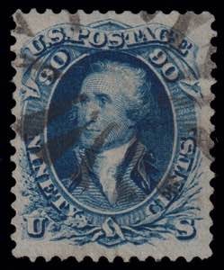 1861/66 ISSUE. Washington, 90c. blue (Scott ... 