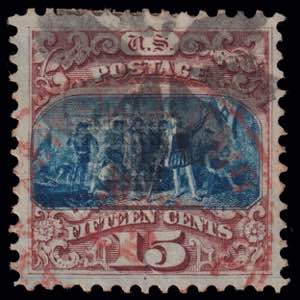 1869 PICTORICAL ISSUE. LANDING OF COLUMBUS, ... 