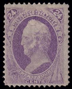 1870/71 ISSUE. GEN. W. SCOTT, 24c. purple ... 