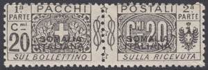 PACCHI POSTALI 1917/19. Serie cpl. di 9 ... 
