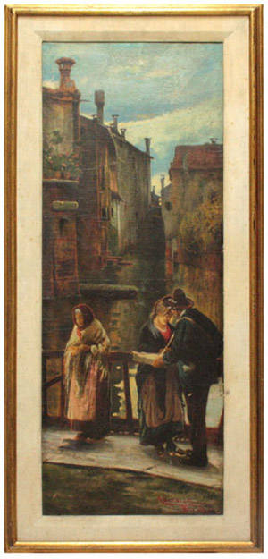 DALLOCA BIANCA  Angelo (1858-1942). Scena ... 