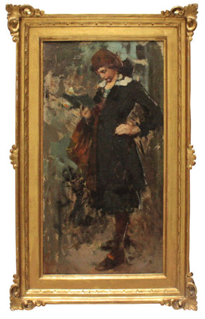 IROLLI Vincenzo (1860-1943). Ritratto di ... 
