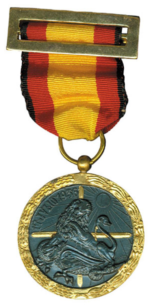 GUERRA DI SPAGNA 1936, medaglia di ... 