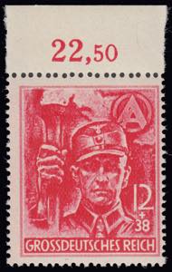 1945 SOLDATI. Serie cpl. di 2 francobolli ... 