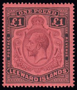 1921/28 KING GEORGE V. £1 nero e ... 
