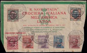 CROCIERA ITALIANA 1924. La serie cpl. di 6 ... 