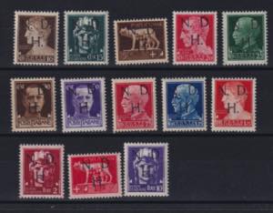 PRIMOSTEN. Serie di 13 francobolli ... 