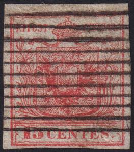 LECCO MUTE CANCEL. 15 cents postage stamp I ... 