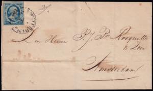 1852 KING WILLIAM III. Lot of 3 covers with ... 