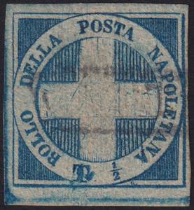 LIEUTENANCE. 1/2 tornese stamp Croce di ... 