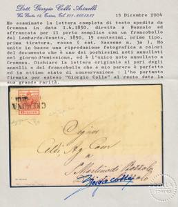 June 1, 1850. Complete letter of ... 