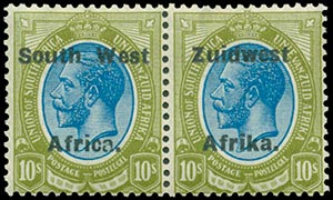 SOUTH WEST AFRICA 1924-26, GEORGE V. Pairs ... 