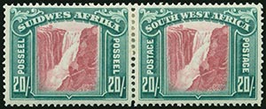 SOUTH WEST AFRICA 1931. Cpl. set of 14 pairs ... 
