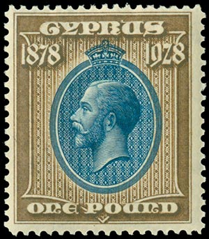 CYPRUS 1928, GEORGE V cpl. set (S.G.123/32), ... 