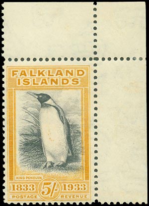 FALKLAND ISLANDS, King Penguin 5sh. ... 