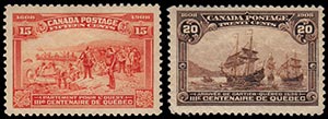 CANADA 1908, Cpl. set of 8 stamps (S.G. ... 