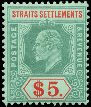 MALAYSIA STRAITS SETTLEMENTS 1902, EDWARD ... 