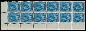 CANADA 1922, GEORGE V. 10c. on block of 12 ... 